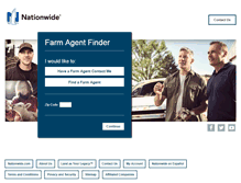Tablet Screenshot of farmagentfinder.com